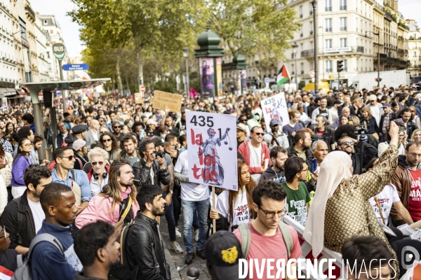 Manifestation contre les violences policieres