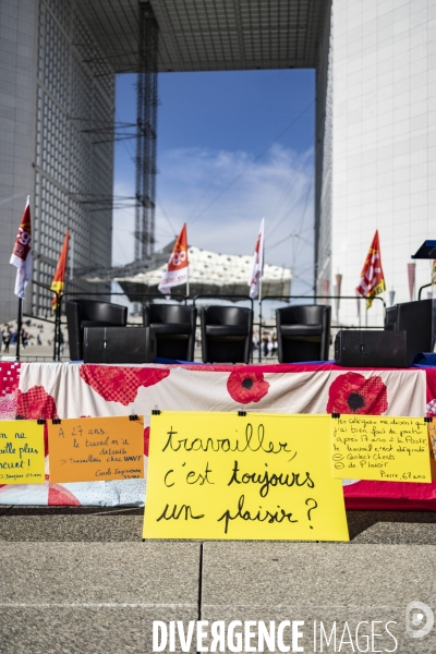 Journee de mobilisation CGT et meeting de Sophie Binet
