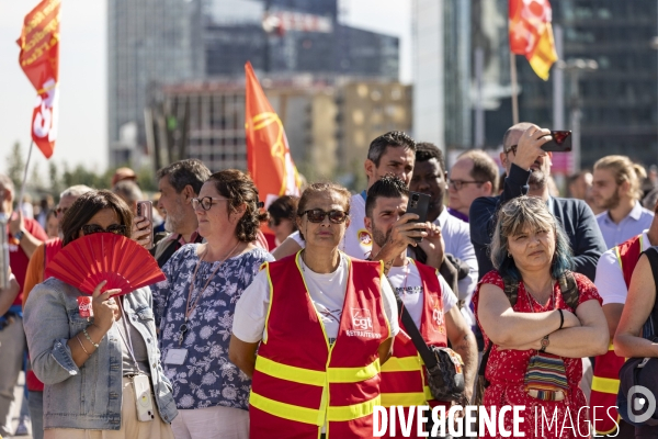 Journee de mobilisation CGT et meeting de Sophie Binet