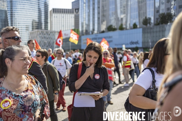 Journee de mobilisation CGT et meeting de Sophie Binet