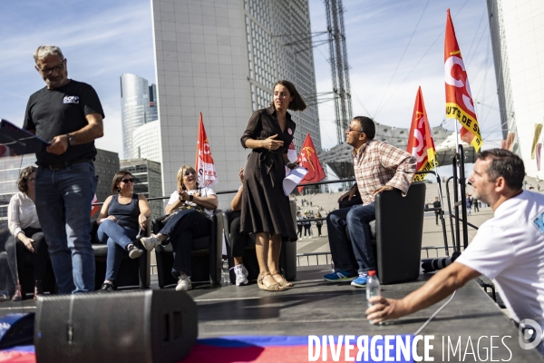 Journee de mobilisation CGT et meeting de Sophie Binet