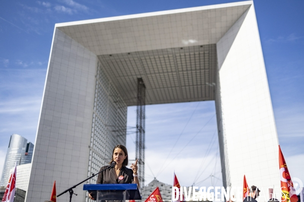 Journee de mobilisation CGT et meeting de Sophie Binet