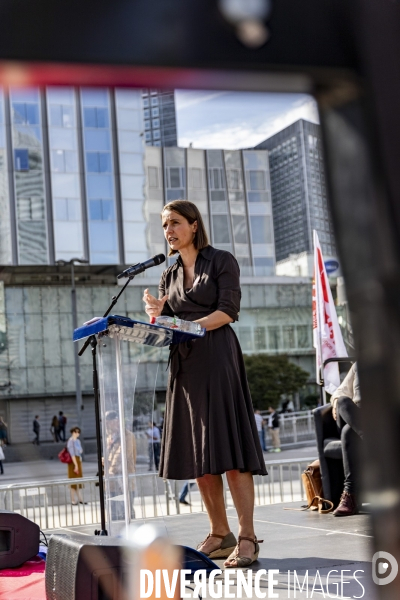 Journee de mobilisation CGT et meeting de Sophie Binet