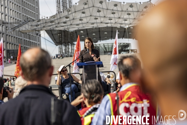 Journee de mobilisation CGT et meeting de Sophie Binet