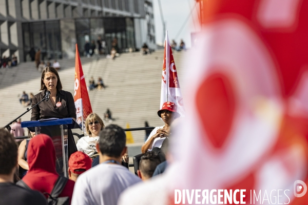 Journee de mobilisation CGT et meeting de Sophie Binet