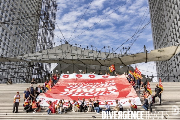 Journee de mobilisation CGT et meeting de Sophie Binet