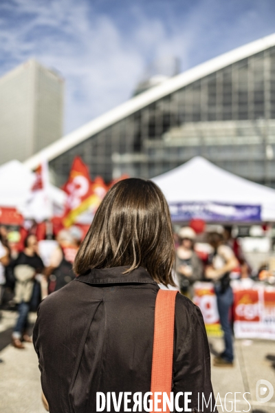 Journee de mobilisation CGT et meeting de Sophie Binet