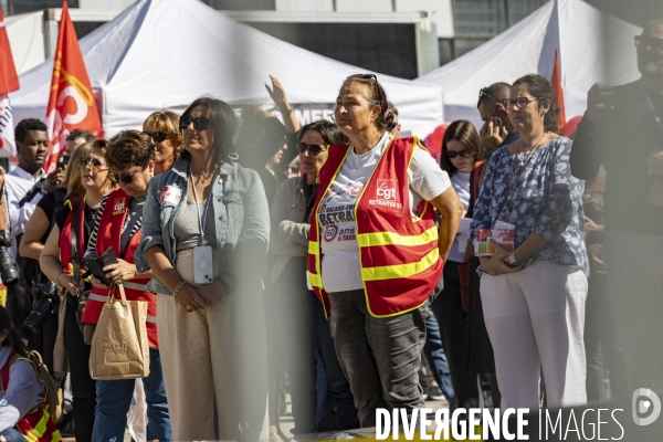 Journee de mobilisation CGT et meeting de Sophie Binet