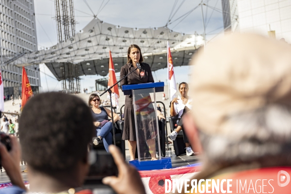 Journee de mobilisation CGT et meeting de Sophie Binet