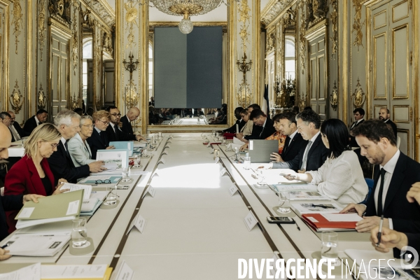 Conseil de planification écologique à l’Elysée.