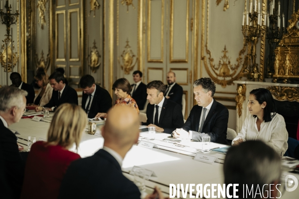 Conseil de planification écologique à l’Elysée.