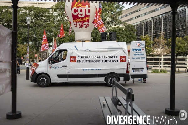 Des salaries de Clestra à Bercy