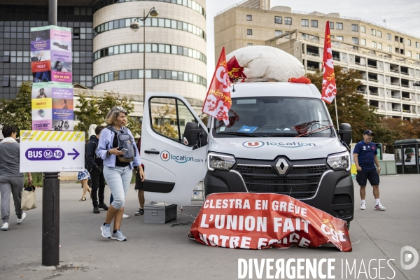 Des salaries de Clestra à Bercy