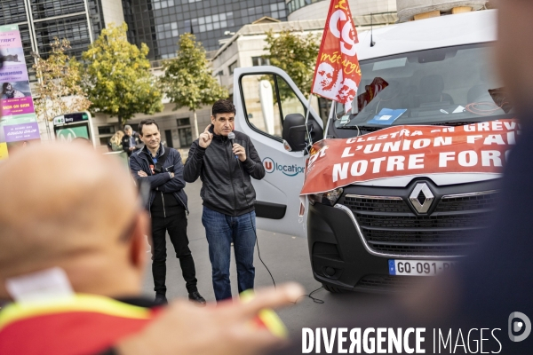 Des salaries de Clestra à Bercy