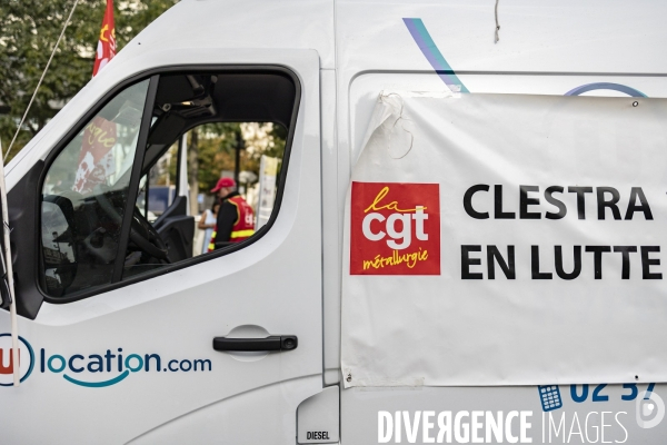 Des salaries de Clestra à Bercy