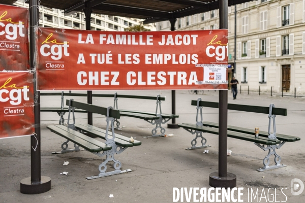 Des salaries de Clestra à Bercy