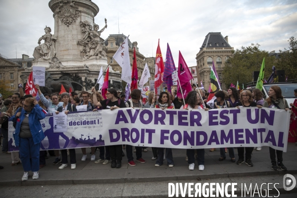 Maniestation pour le droit à l avortemennt