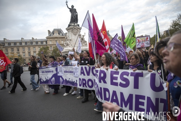Maniestation pour le droit à l avortemennt