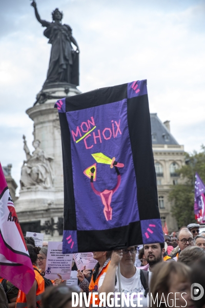 Maniestation pour le droit à l avortemennt