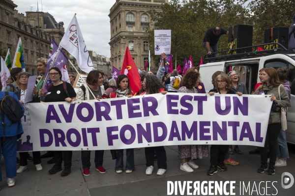 Maniestation pour le droit à l avortemennt