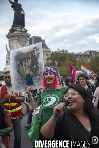 Maniestation pour le droit à l avortemennt