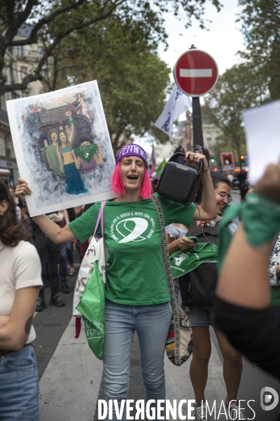 Maniestation pour le droit à l avortemennt