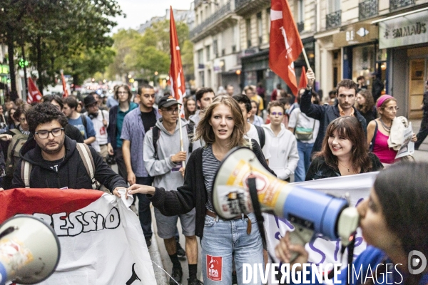 Manifestation pour defendre le droit a l avortement