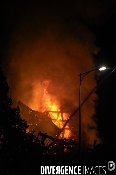 Incendie dans deux immeubles à Rouen