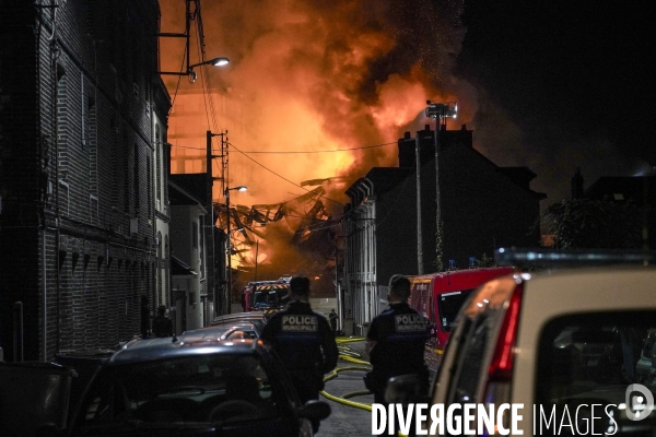 Incendie dans deux immeubles à Rouen