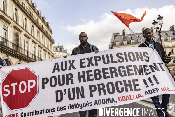 Manifestation pour une baisse des loyers et des prix de l énergie