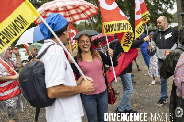 Manifestation CGT - Cite internationale de la langue française