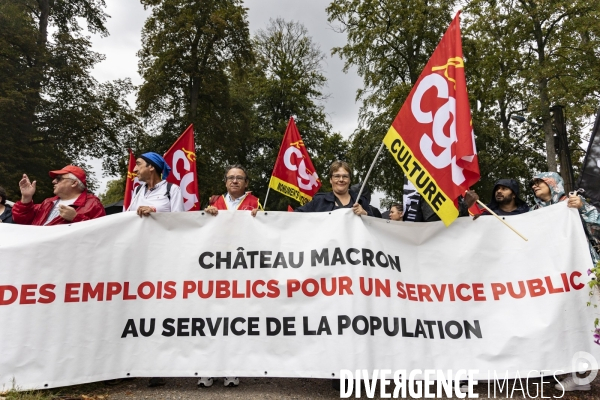 Manifestation CGT - Cite internationale de la langue française
