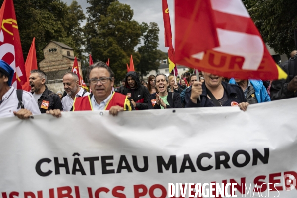 Manifestation CGT - Cite internationale de la langue française