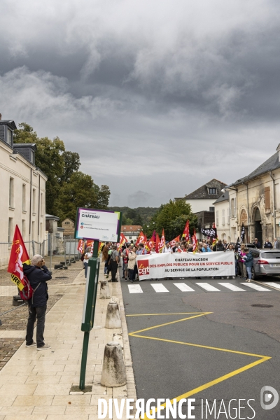 Manifestation CGT - Cite internationale de la langue française