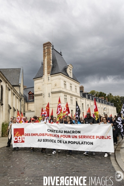 Manifestation CGT - Cite internationale de la langue française