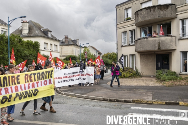 Manifestation CGT - Cite internationale de la langue française
