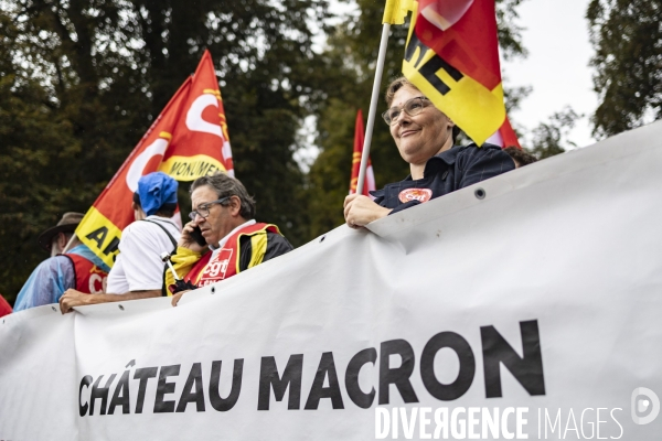 Manifestation CGT - Cite internationale de la langue française