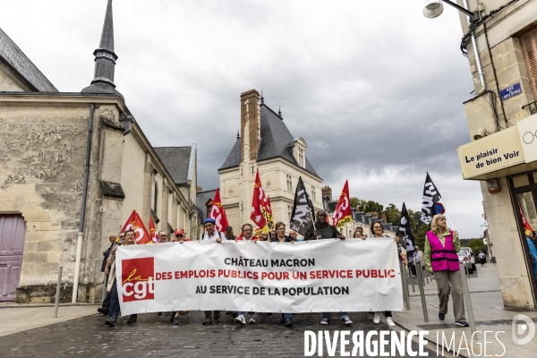 Manifestation CGT - Cite internationale de la langue française