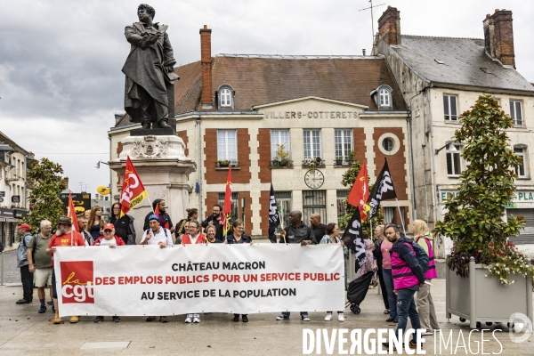 Manifestation CGT - Cite internationale de la langue française