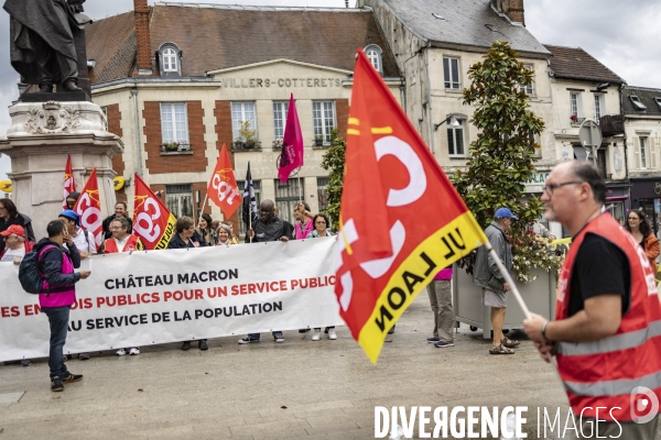 Manifestation CGT - Cite internationale de la langue française