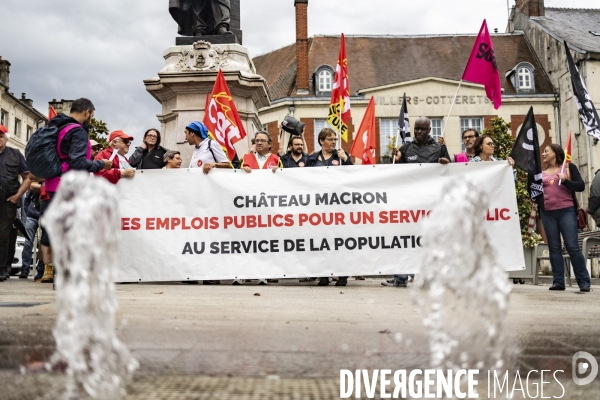 Manifestation CGT - Cite internationale de la langue française