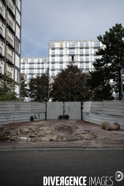 Après l incendie des  Verre et acier  à Rouen