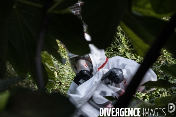 Après l incendie des  Verre et acier  à Rouen