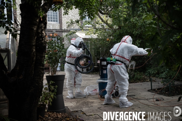 Après l incendie des  Verre et acier  à Rouen