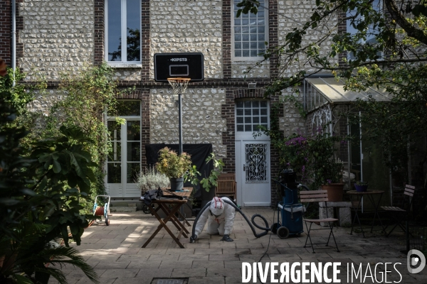 Après l incendie des  Verre et acier  à Rouen