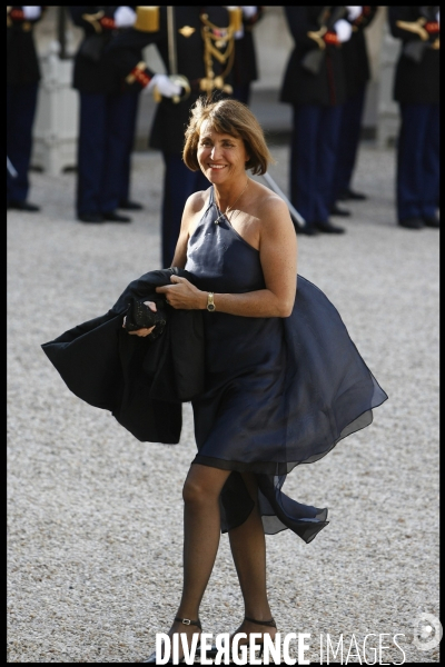 Diner officiel pour l emir du qatar a l elysee.
