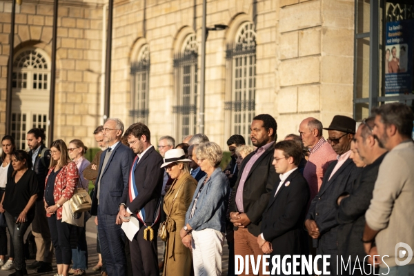 Rassemblement à Rouen en soutien au peuple israélien.