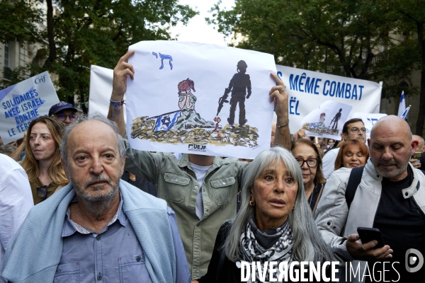 Manifestation de soutien à Israel