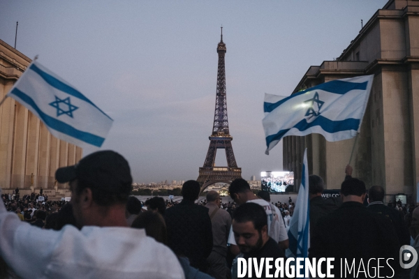 Marche en soutien à Israël