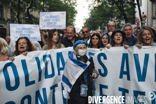 Marche en soutien à Israël